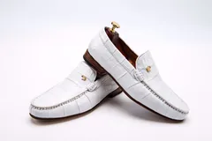 Men’s Penny Loafers Crocodile Boat Shoes BMWAS12039 image 3