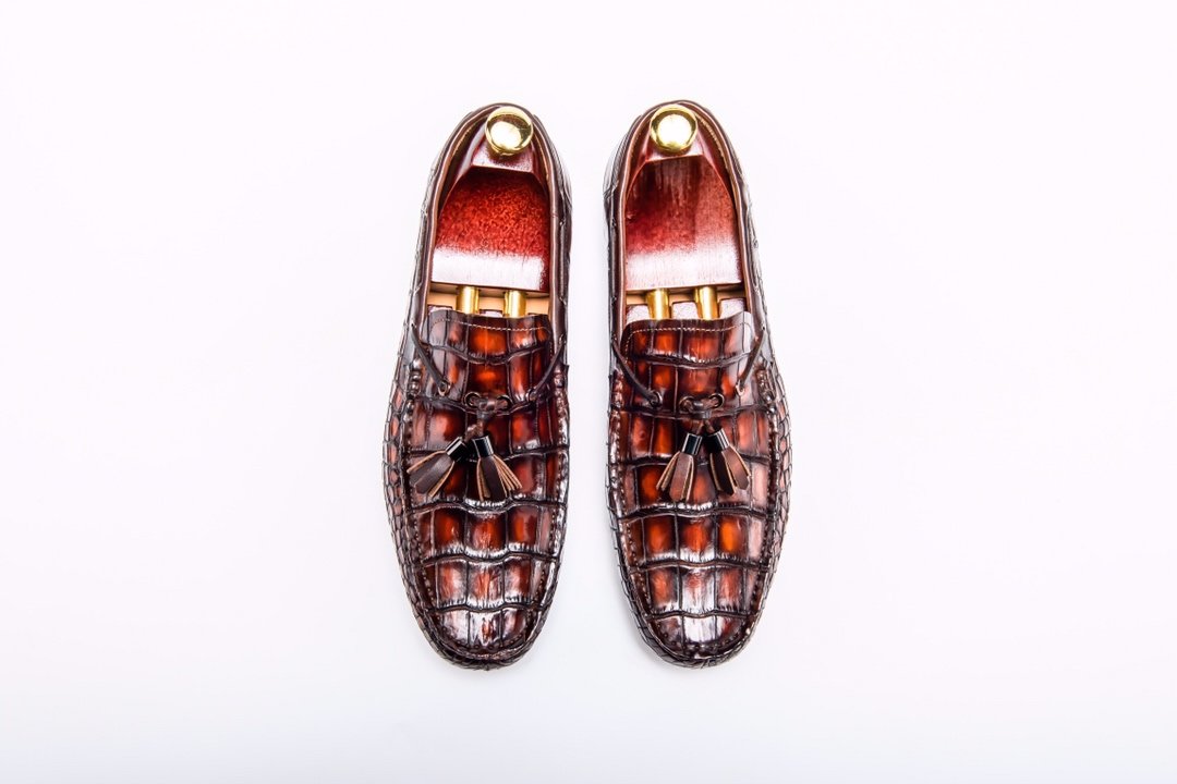 Exotic Men’s Crocodile Dress Shoes Exclusive Collection BMBAS12040 image 2