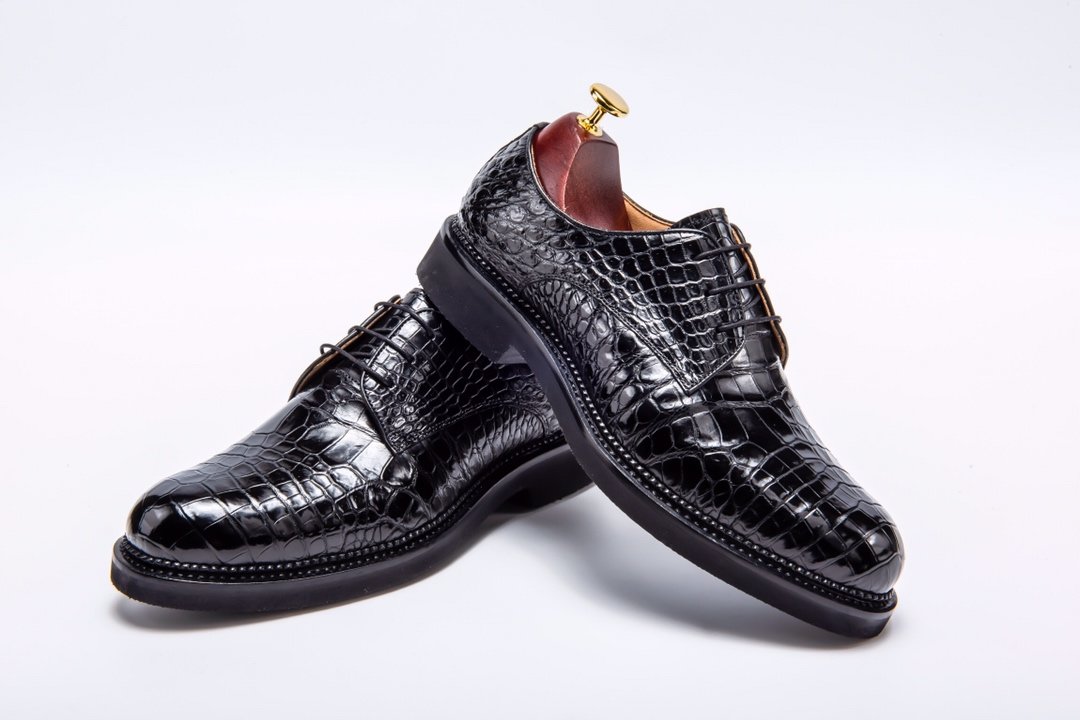 Men’s Crocodile Dress Shoes Leather Business Shoes BMBAS12043 image 3