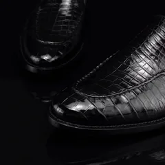 Scale-Patterned Fashion Loafers BMBAS12050 image 3