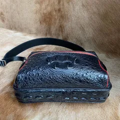 Business Crocodile Bag Men Shoulder Bag XMBAB12017 image 3