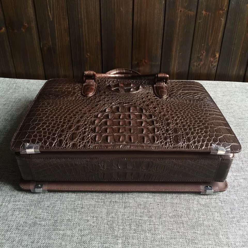 Crocodile Skin Men Handbag Computer Bags XMBAB12025 image 3