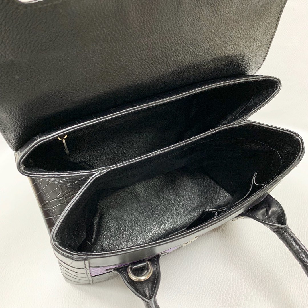 Ladies Alligator Belly Full Leather Handbag XFBAB12039 image 3
