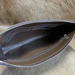 Zipper Document Case Crocodile Clutch Bag XFBAB12068 image 3