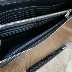 Crocodile Leather Zipper Document Case XMBAB12078 image 2