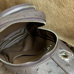 Men Ostrich Leather Chest Pack Bag XMBOB12011 image 3