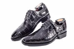 Wholesale Men Business Genuine Alligator Shoes BMBAS12007 image 5