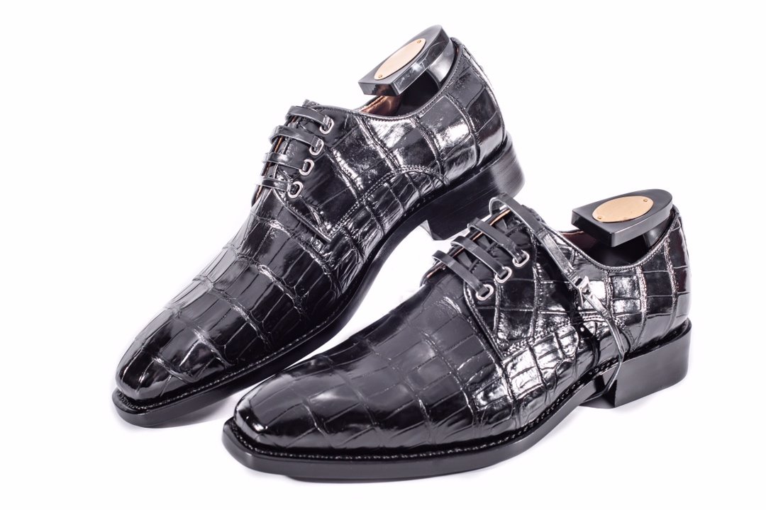 Wholesale Men Business Genuine Alligator Shoes BMBAS12007 image 5