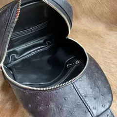Ostrich Leather Crossbody Backpack XMBOB12012 image 3
