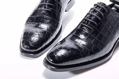 Liberty Exotic Men’s Crocodile Dress Shoes BMBAS12011 image 5