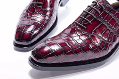 Genuine Crocodile Lace Up Oxford Shoe BMBAS12013 image 4