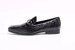 Men’s Crocodile Drive Slip On Loafers BMBAS12014 image 3