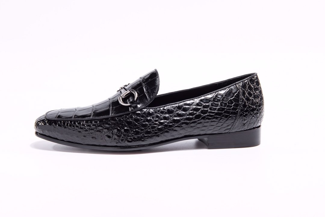 Men’s Crocodile Drive Slip On Loafers BMBAS12014 image 3