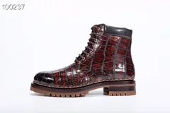 Genuine Crocodile High-Top Formal Boots BMBAS12029 image 2