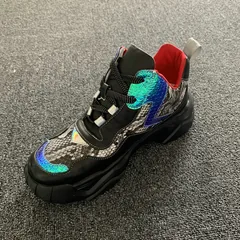 Mens Mesh Essential multicoloured Sneaker MBS005 image 1