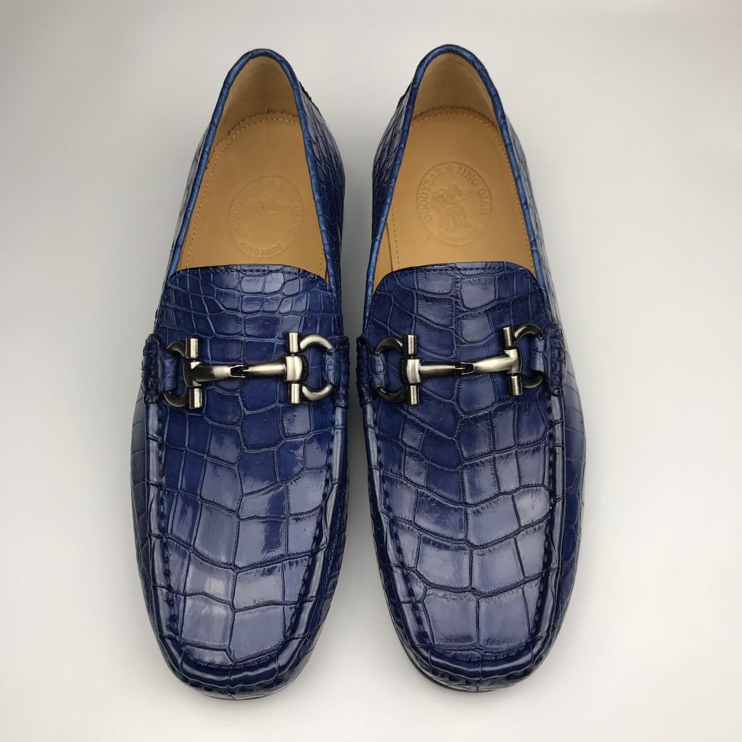 Mens Crocodile Print Sneakers Casual Shoes BMBAS120151