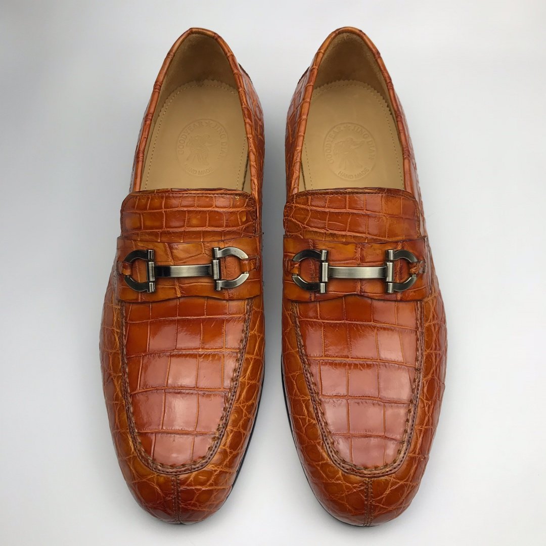 Casual Crocodile Slip On Basic Classic Style BMBAS120154