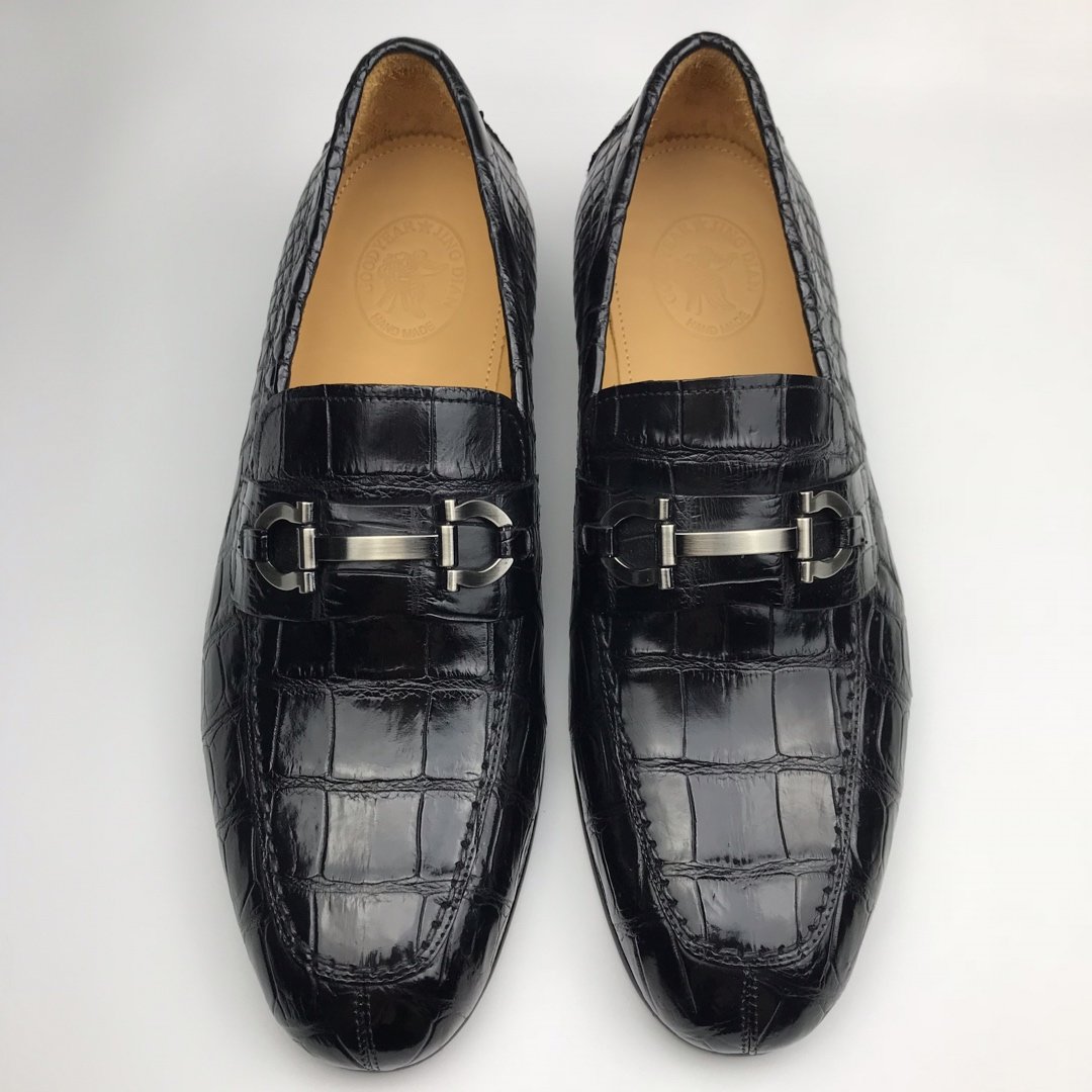 New Fall Crocodile Classic Slip On Penny Shoe BMBAS120155
