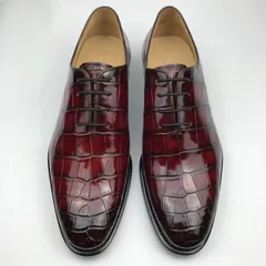 Oxford Crocodile Dress Shoes Comfortable Classic Design BMBAS120164 image 1