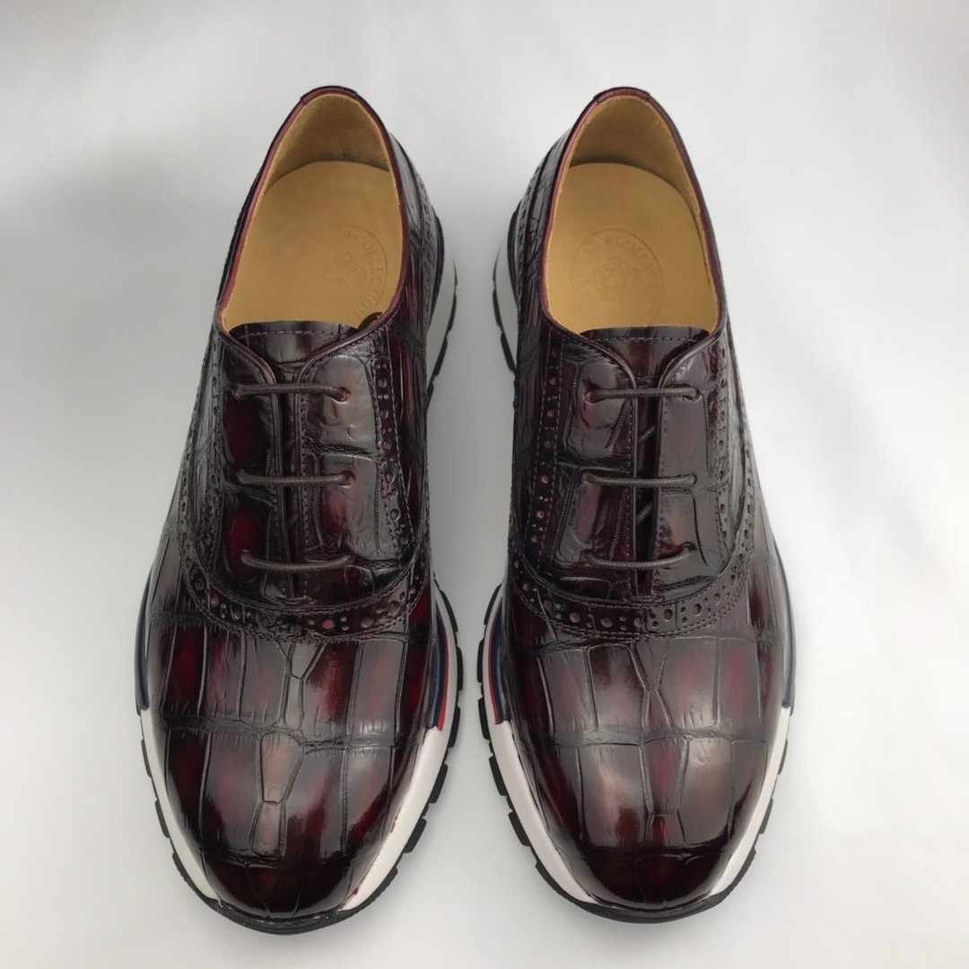 Crocodile Mens Fashion Sneaker Brogue Oxford BMBAS120168