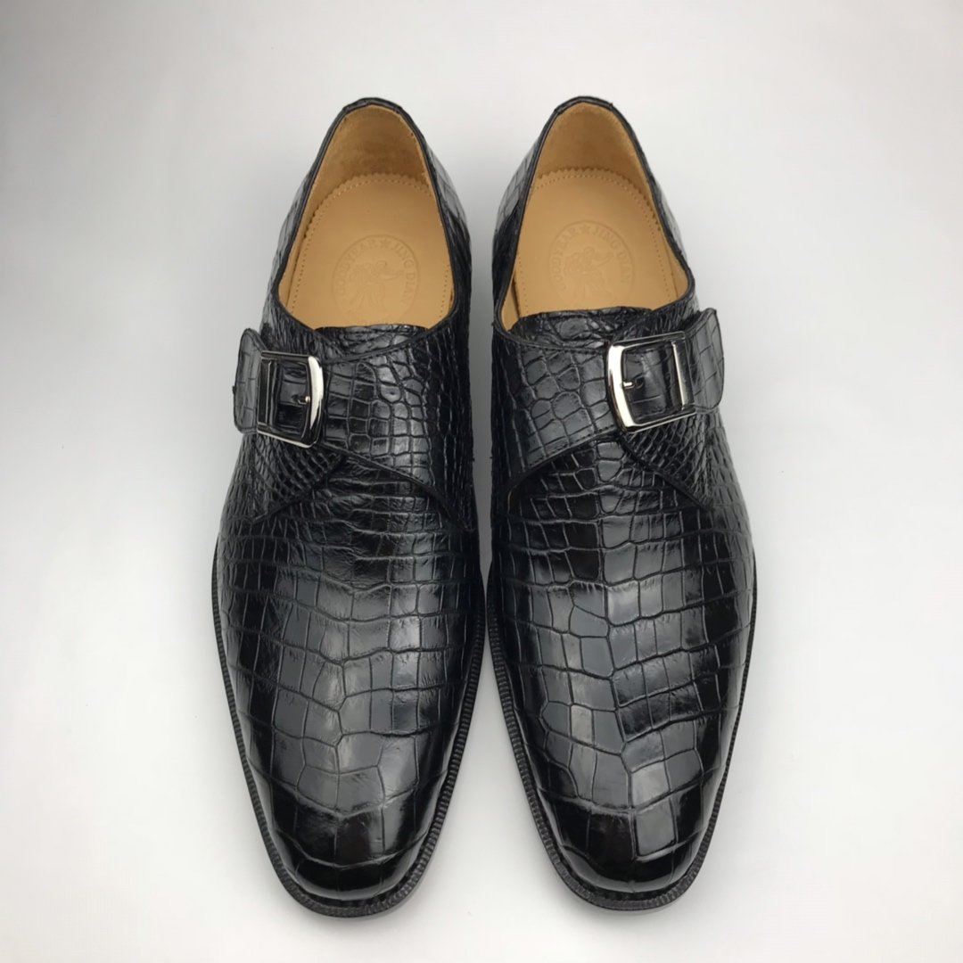 Crocodile Monk Strap Men’s Shoe BMBAS120174