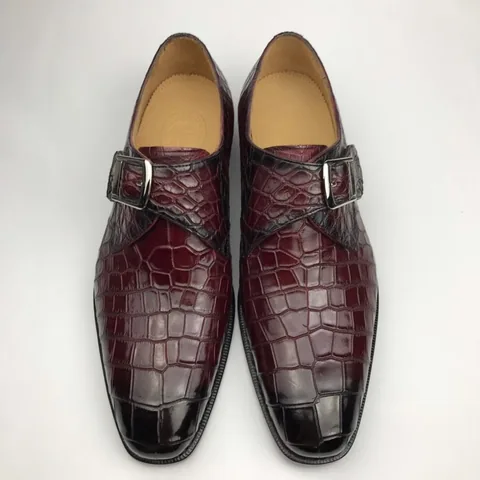 Crocodile Leather Moccasins Loafer BMBAS120175