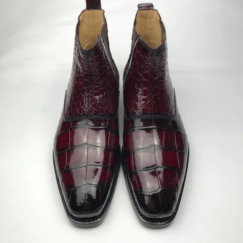 Crocodile Deluxe Strap Stitching Boots BMBAS120177