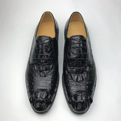 Horn back Crocodile Low Top Derby Shoes BMBAS120182 image 1