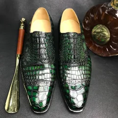 Crocodile Pattern Oxford Shoes Dress Shoes BMGAS120184 image 1