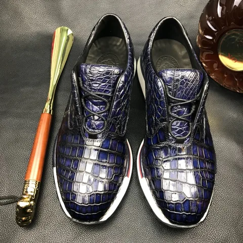 Casual Shoes Summer Sneakers Crocodile Breathable Shoes BMBAS120203