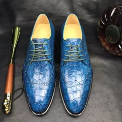 Scale-Patterned Oxford Shoes BMBAS12073 image 1