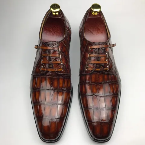 Men’s Genuine Authentic Crocodile Derby BMBAS12083