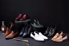 Croc Men’s Genuine Exotic Loafer Shoes BMBAS120103 image 4