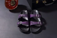 Men’s Fashion Wear Crocodile Slippers BMPAS120109 image 1