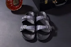 Men Youth Trend Crocodile Beach Slippers BMGAS120110 image 1