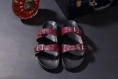 Crocodile Fashion Men Breathable Beach Slippers BMOAS120112 image 1