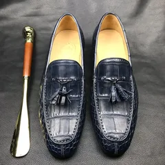 Lifestyle Men’s Handcrafted Crocodile Penny Loafer BMBAS120117 image 1