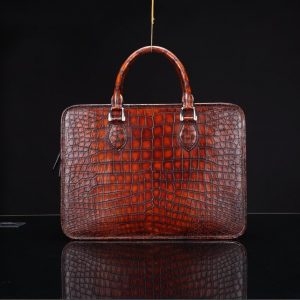 Crocodile Leather Handbag Briefcase