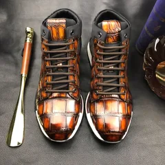 Mens Fashion Crocodile Sneakers Sports Shoe BMBAS120126 image 1