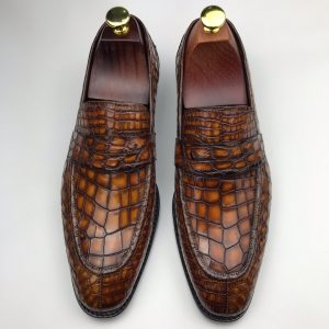 Crocodile Men's Slip On Formal Classic Shoes