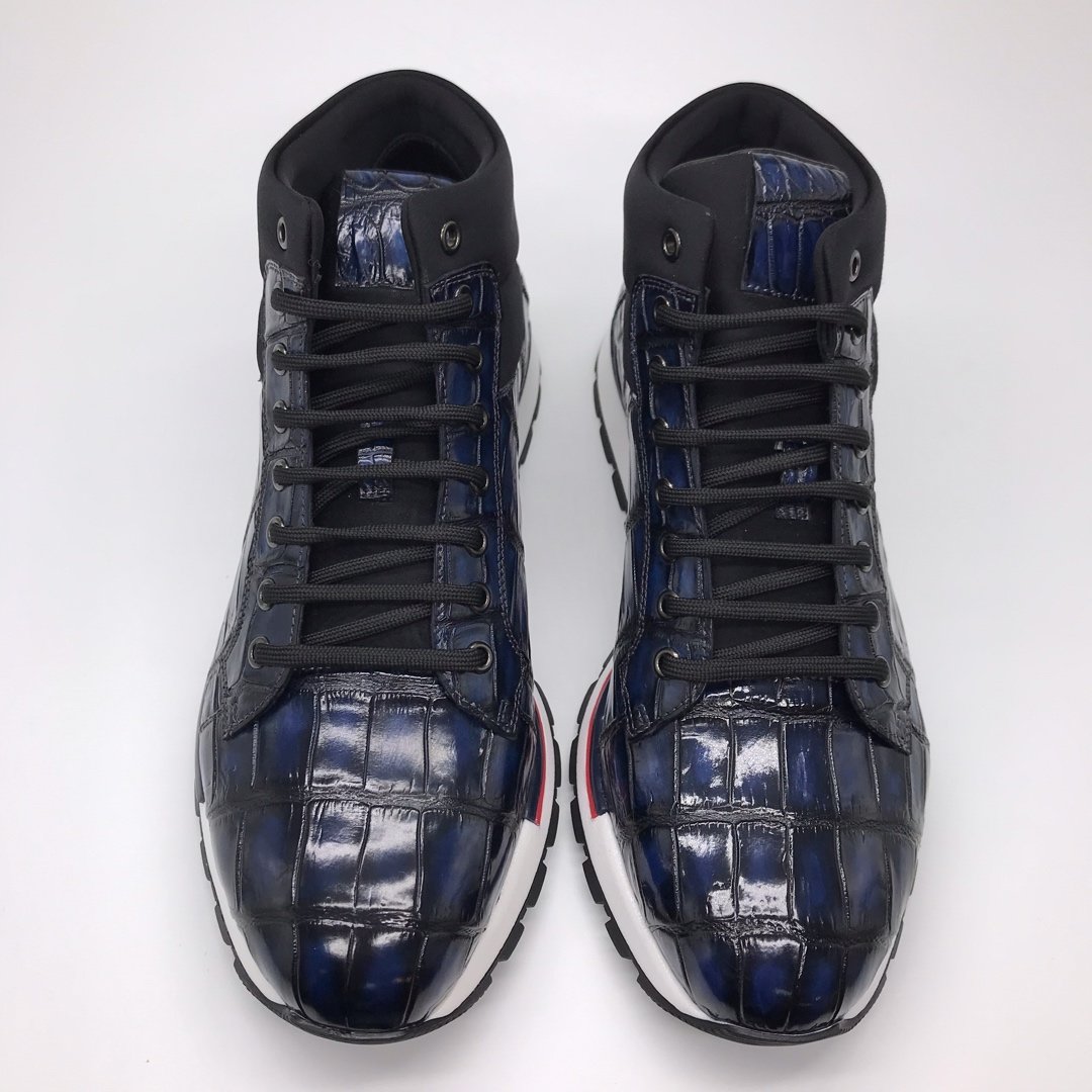 Men’s Classic Crocodile Fashion Sneaker BMBAS120146