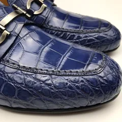 Crocodile Leather Slip On Basic Style BMBAS120156 image 4
