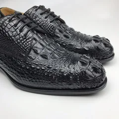 Men’s Crocodile Derby Dress Shoes BMBAS120159 image 4