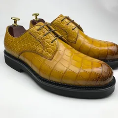 Crocodile Men’s Rounded Toe Derby Dress Shoe BMYAS120165 image 4