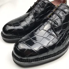 Genuine Leather Derby Handmade Crocodile Lace Up Oxford Dress Shoes BMBAS120166 image 7