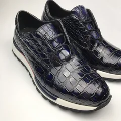 Crocodile Genuine Leather Derby Handmade Shoes BMBAS120167 image 4
