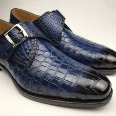 Scale-Patterned Buckle Loafers BMBAS120173 image 7