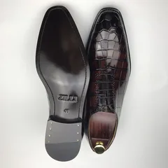 Smooth Scale-Patterned Oxford Shoes BMBAS12066 image 4