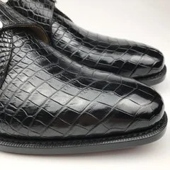 Crocodile Monk Strap Men’s Shoe BMBAS120174 image 4