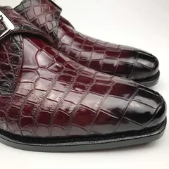 Crocodile Leather Moccasins Loafer BMBAS120175 image 4